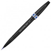 Ручка-кисть PENTEL (Япония) &quot;Brush Sign Pen Artist&quot;, линия письма 0,5-5 мм, синяя, SESF30C-C