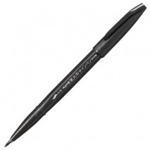 Ручка-кисть PENTEL (Япония) &quot;Brush Sign Pen Extra Fine&quot;, черная, блистер, XSES15EFA