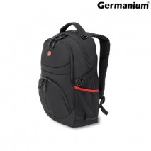 Рюкзак GERMANIUM &quot;S-06&quot; универсальный, уплотненная спинка, облегченный, черный, 46х32х15 см, 226953
